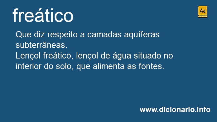 Significado de fretico