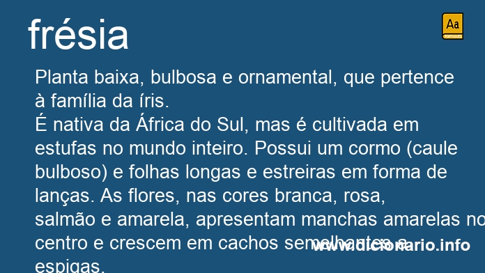 Significado de frsia