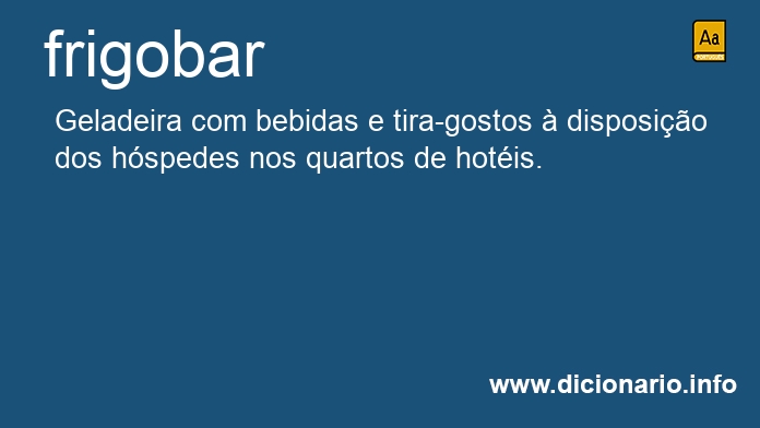 Significado de frigobar