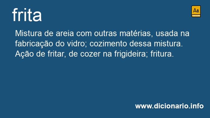 Significado de frita