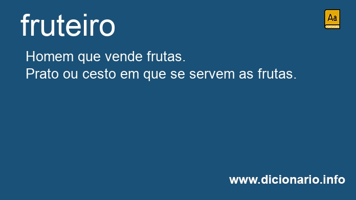 Significado de fruteiro