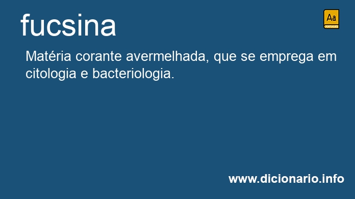 Significado de fucsina