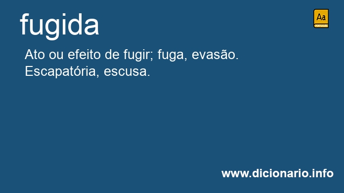 Significado de fugida