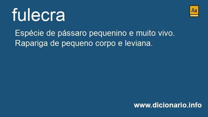 Significado de fulecra