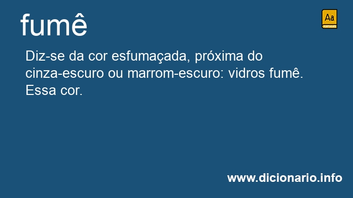 Significado de fum
