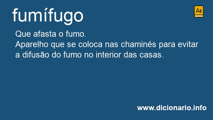 Significado de fumfugo