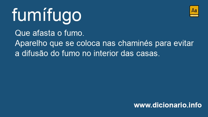 Significado de fumfugo