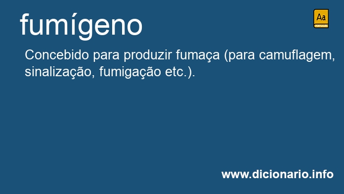 Significado de fumgeno