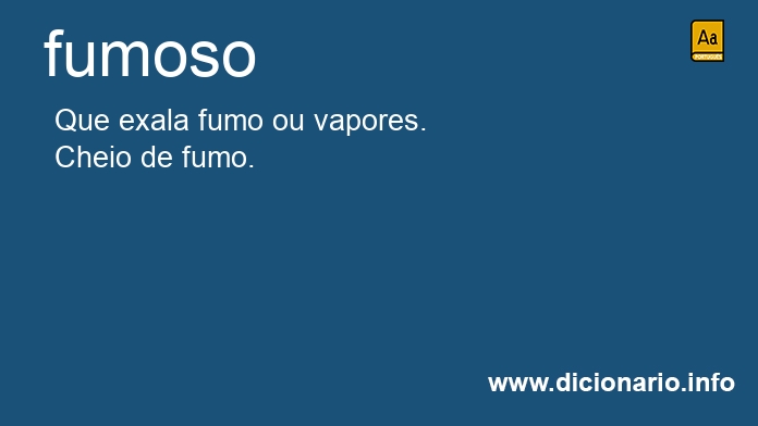 Significado de fumoso