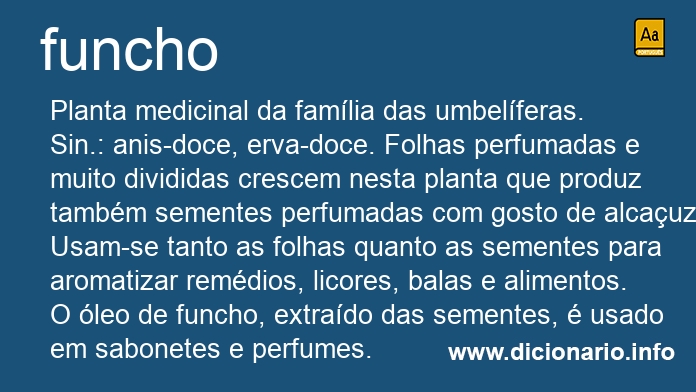 Significado de funcho