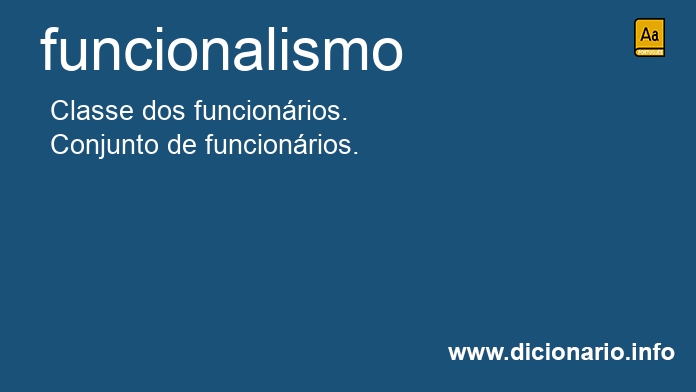 Significado de funcionalismo