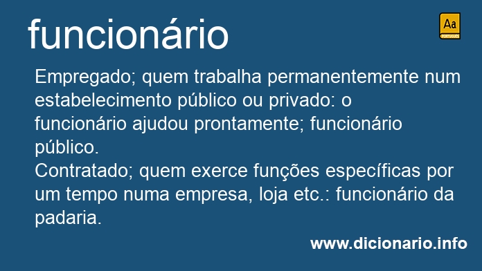 Significado de funcionria