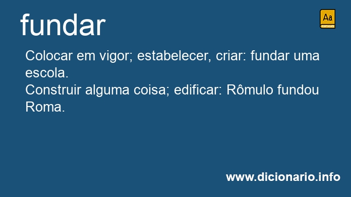 Significado de fundars