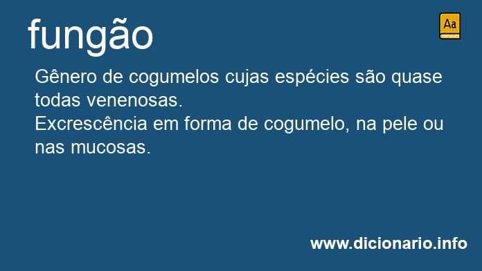 Significado de fungo