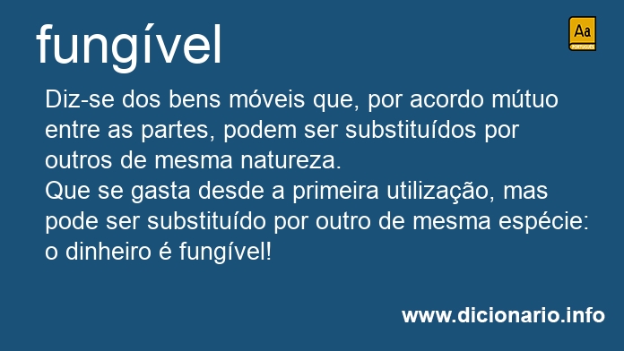 Significado de fungveis