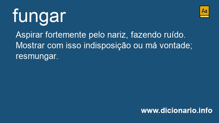 Significado de fungueis
