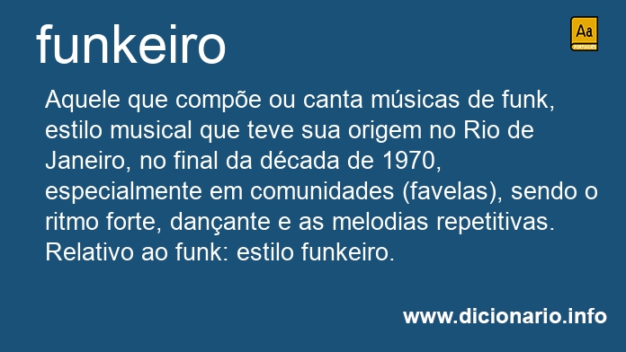 Significado de funkeira