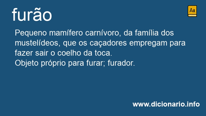 Significado de furo