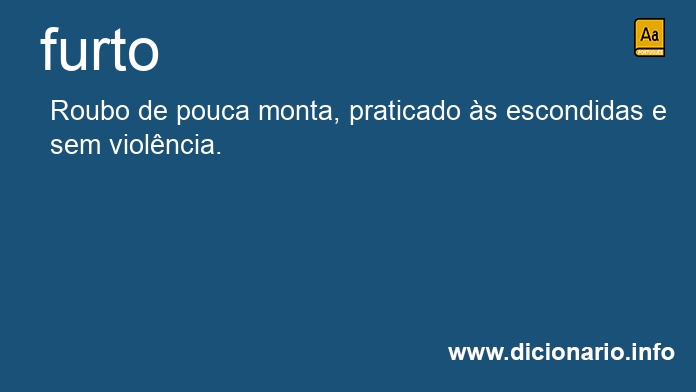Significado de furto