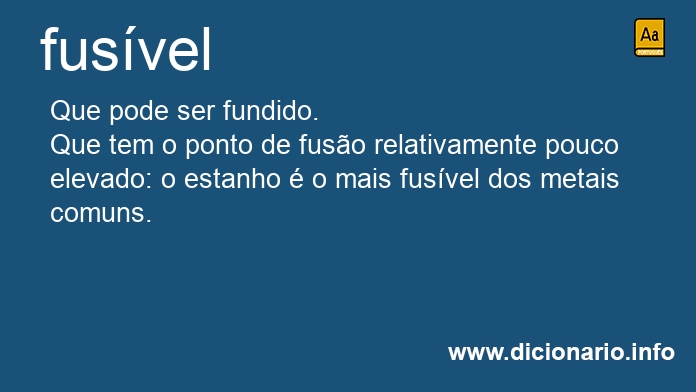 Significado de fusveis