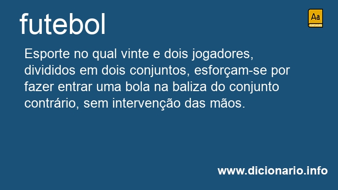 Significado de futebis