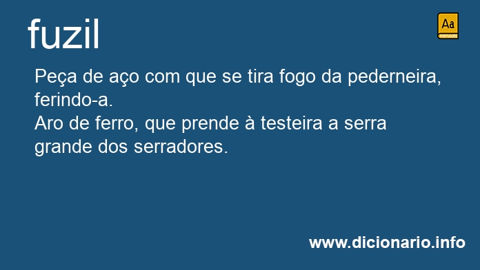 Significado de fuzil