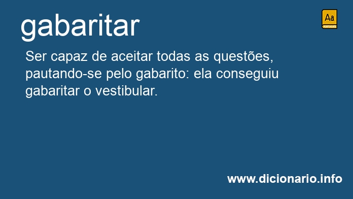 Significado de gabaritssemos
