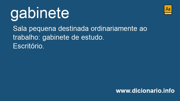 Significado de gabinete