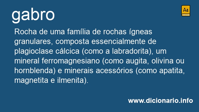 Significado de gabro