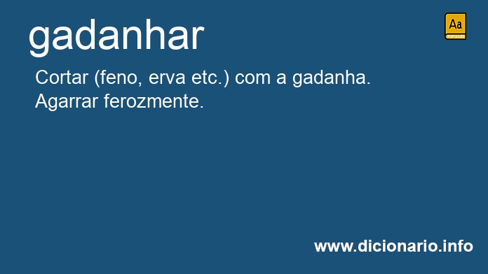 Significado de gadanhado