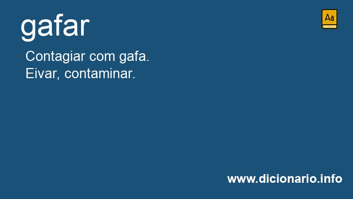 Significado de gafai