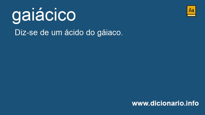 Significado de gaicico