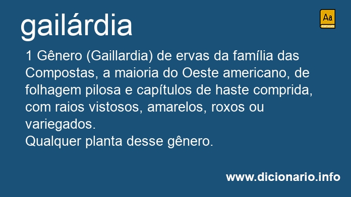 Significado de gailrdia