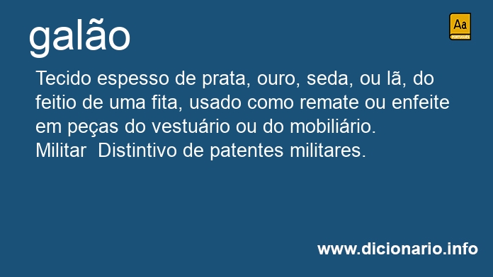 Significado de galo