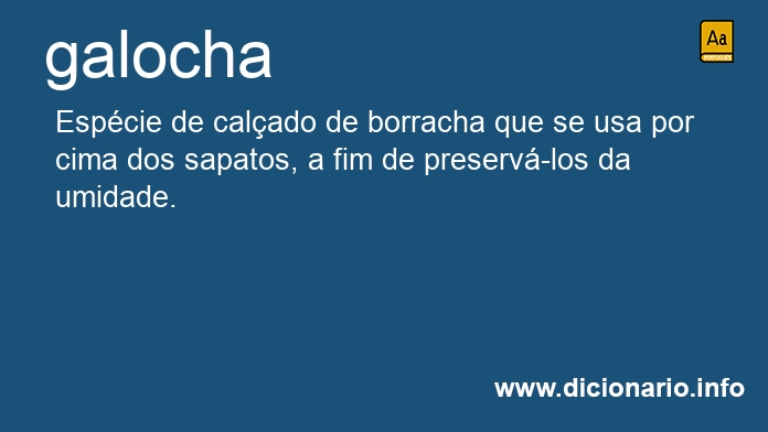 Significado de galocha