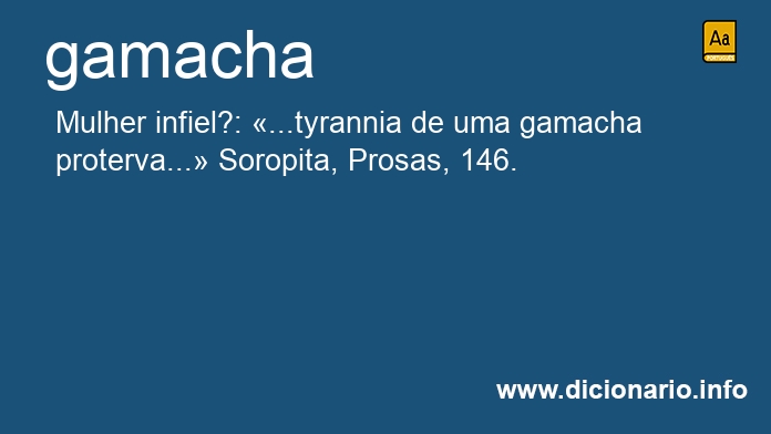 Significado de gamacha