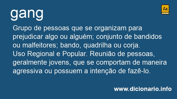 Significado de gang