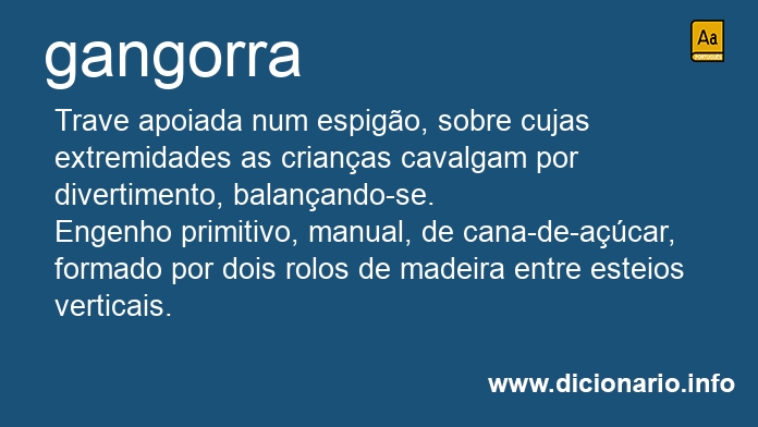 Significado de gangorra