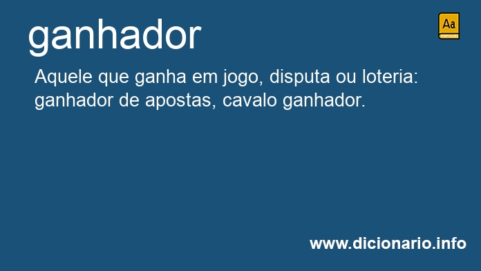 Significado de ganhador