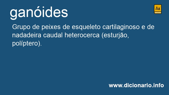 Significado de ganides