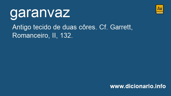 Significado de garanvaz