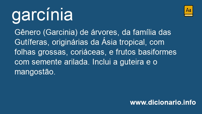 Significado de garcnia