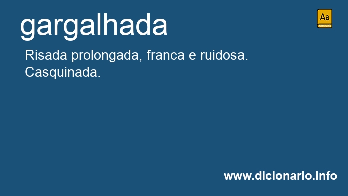 Significado de gargalhada
