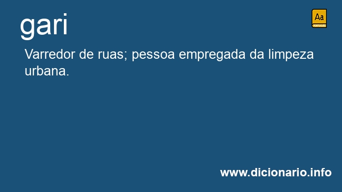 Significado de gari