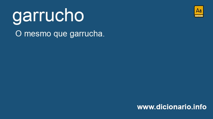 Significado de garrucho