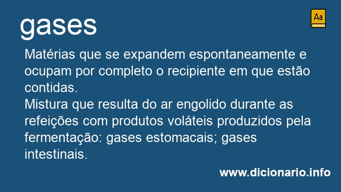 Significado de gases