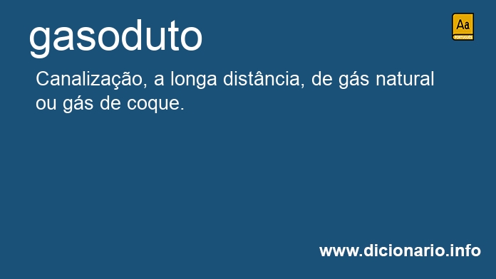 Significado de gasodutos