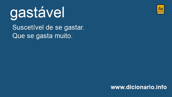 Significado de gastvel