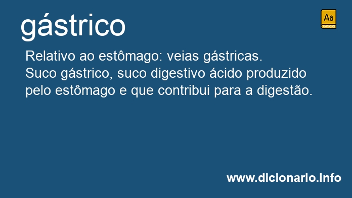 Significado de gstrico