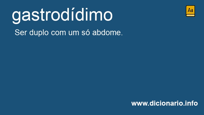 Significado de gastroddimo